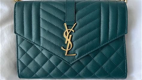 ysl turquoise clutch